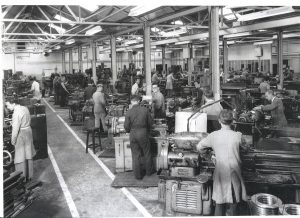 Part of the machine shop, OMT Maidenhead.
