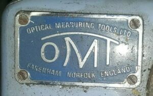 Instrument label OMT Fakenham